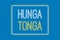 Hunga Tonga typography text for t-shirt, Poster,Â  banner, sticker, and typography logo design. Help Tonga